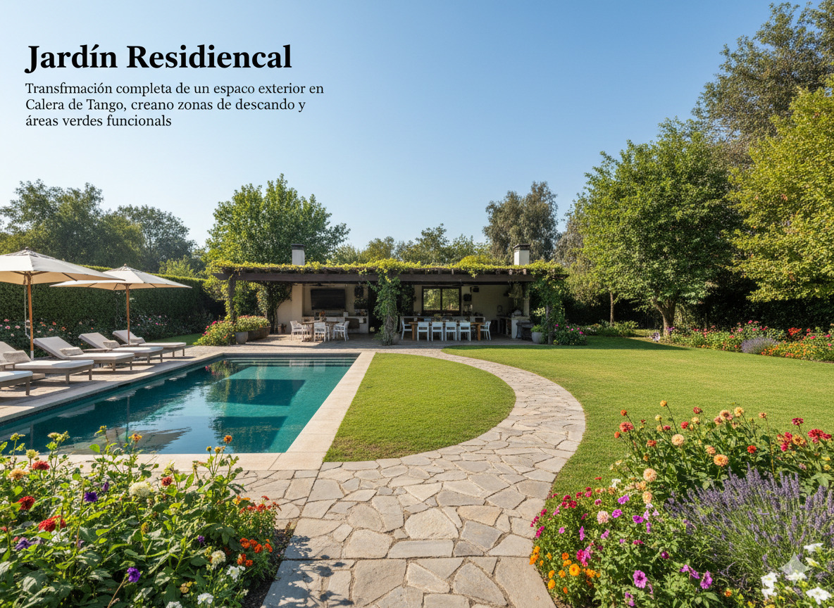 Jardín residencial en Región Metropolitana